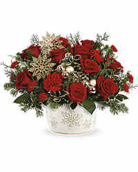 Teleflora's Snowflake Symphony Bouquet from Arjuna Florist in Brockport, NY